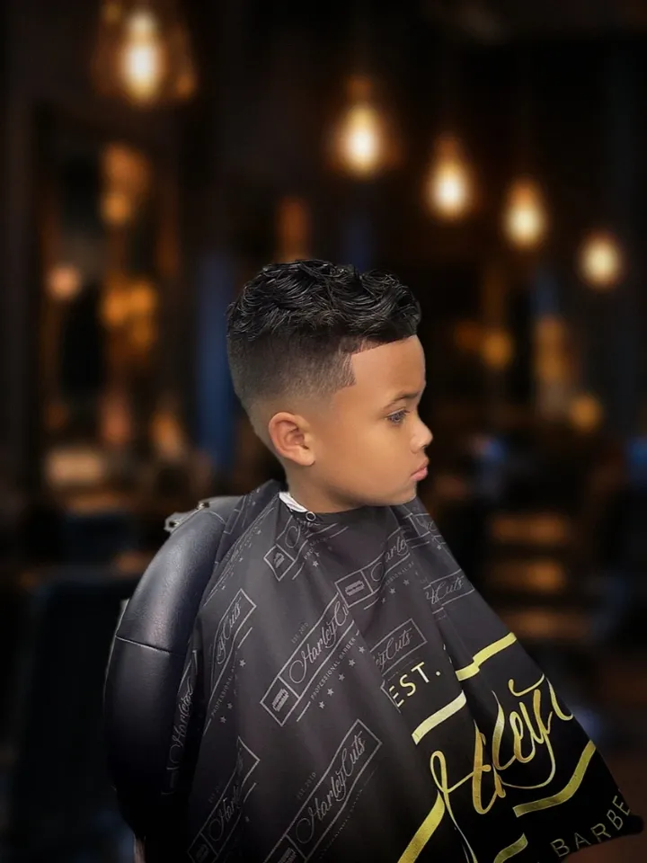 Kid&rsquo;s taper + textured top